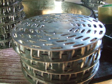 50mm Diameter Anti Split Plates , Hot Galvanized Steel Truss Nail Plates