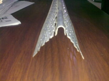 Silver Color Hot Dip Steel Corner Bead , 3cm Wings 2700mm Render Angle Bead