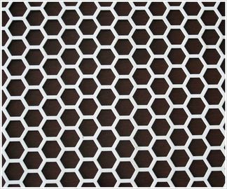 Hexagonal Perforated Sheet Metal Perforated Aluminium Sheet 1.5m Width