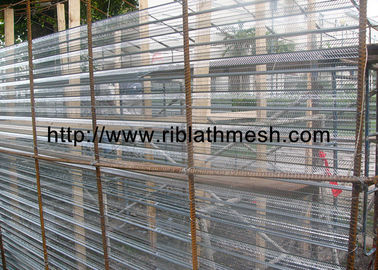 V Structure Expanded Metal Mesh 10cm Rib Distance Building Materials