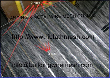 Galvanized Flat Rib Lath Mesh Formwork Mesh Building Material 4MM Rib Height