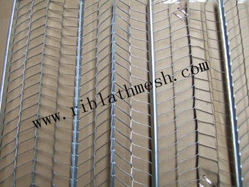 Construction Expanded High Rib Mesh 0.3mm Thickness Hot Dipped Galvanized Material