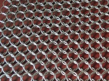 ISO9001 Standard Stainless Steel Decorative Mesh Metal Chian Mail Curtain