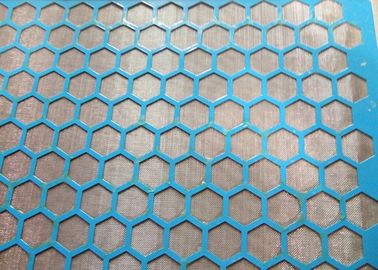 Architectural Decorative Perforated Metal Panels High Strength 80% Open Area