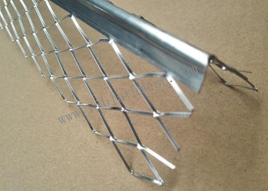 2.2m Length Galvanized Corner Bead Diamond Mesh Wings Galvanized Angle Bead