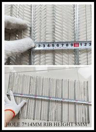Professional Expanded Metal Lath Galvaninzed Plate Height 8 Mm 600mm Width