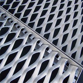 Architectural Building Expanded Metal Lath Mesh Curtain Wall With Fixing L Type Frame