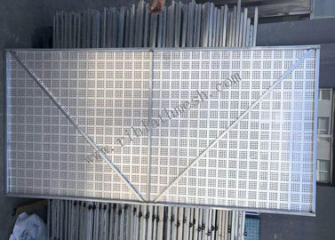 High Rise Buildings Perforated Metal Mesh , Perforated Steel Mesh Sheets