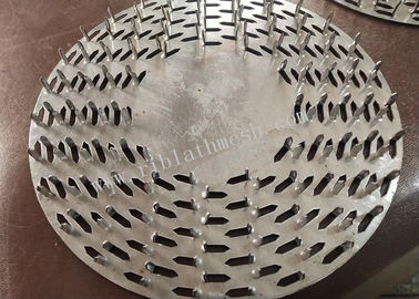 9&quot; Diameter Round Stainless Steel Nail Plates Easy To Press Timber 1.2m Thickness