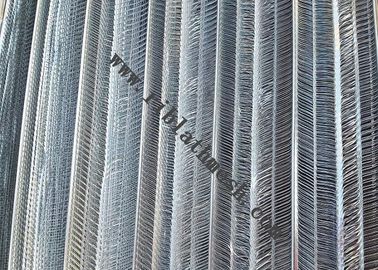 5mm Rib Height JF0704 Rib Lath Mesh , 600mm Width Galvanized Lath 2.4m Length