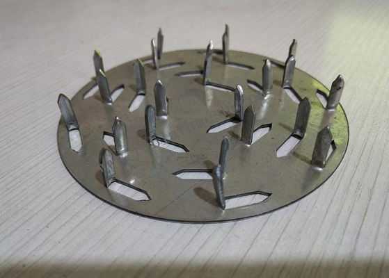 4" Diameter Round Truss Nail Plates 1.0mm Thickness