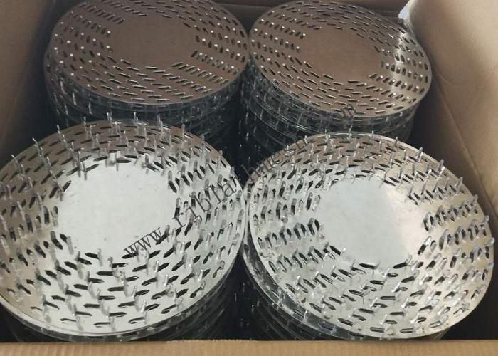 9" Round Anti Split Plates Easy To Press And Eliminate Timber Splitting