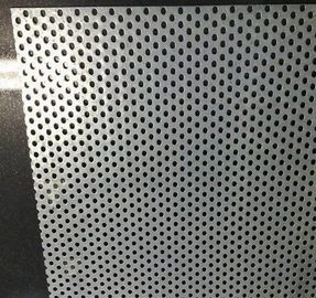 Round Hole Perforated Sheet Metal Panels Corrosion Resistance Metal