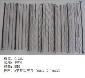 Expanded Metal Rib Lath Mesh Fiberglass Mesh Construction Building Material