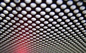 Indoor Decorative Perforated Metal Mesh , Aluminum / SS Perforated Sheet