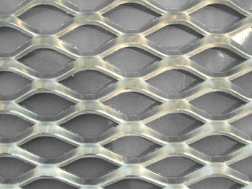 Multi Shape Expanded Metal Sheet Aluminium / Thin Low Carbon Steel / Stainless Steel