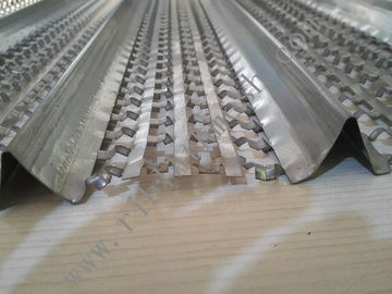 Galvanized High Ribbed Formwork 21mm Rib Height U Patterns For Construction