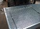 1mm Thinkness Perforated Metal Mesh , Carbon Steel / Stainless Steel Perforated Sheet