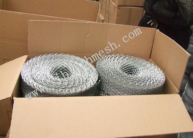 Anti Cracking Brickwork Reinforcement Mesh , Galvanized Steel Stucco Netting