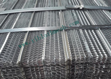 600mm Width Galvanised Rib Lath For Plaster Walls / Suspended Ceilings