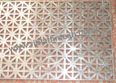 0.2-1.5m Width Decorative Perforated Metal Mesh 2m Length Aluminium