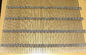 Crimped Decorative Metal Mesh For Cabinet Doors Twill Weave Style