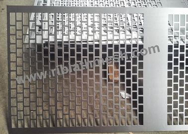 High Tensile Perforated Metal Mesh , 2mm Min Hole Dia Decorative Metal Sheets Lowes