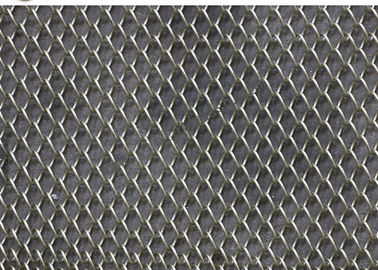 3mm Diamond Height Chain Link Fence Decortive Wire Mesh Aluminum Alloy