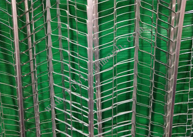 Galvanized 610mm width Metal Rib Lath 2-3m Length 0.3mm Thickness