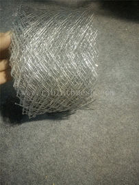 Hot Dip Galvanized Steel Brick Wall Mesh 2 1/2" X 100M Expanded Steel Mesh