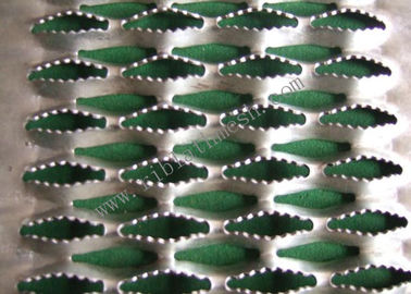 1.5mm Thickness Crocodile Mouth Perforated Metal Mesh For Walkway