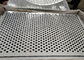 1.2mm Thickness Perforated Metal Mesh Hexagonal Hole Type White Color