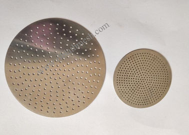 0.5mm Thickness Round Etching Perforated Steel Mesh , Perforated Metal Panels