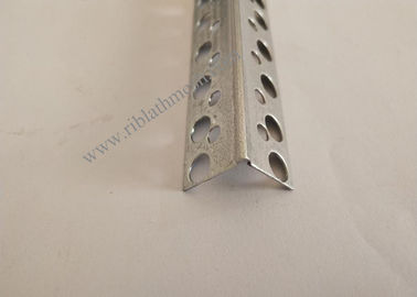 2.5cm Wing Galvanized Perforated Metal Corner Bead 0.30mm Thickness