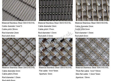 2mm Diameter Decorative Wire Mesh / Screen Metal Mesh For Home 200 Mesh