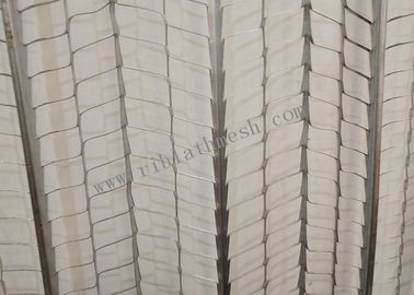 2.13m Length Metal Rib Lath , Galvanized Metal Lath 0.61m Width For Building