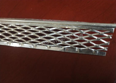 Drywall 5mm Edge Aluminium Angle Bead Round Nose Metal With Diamond Mesh Wings