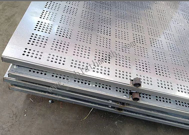 High Rise Buildings Perforated Metal Mesh , Perforated Steel Mesh Sheets