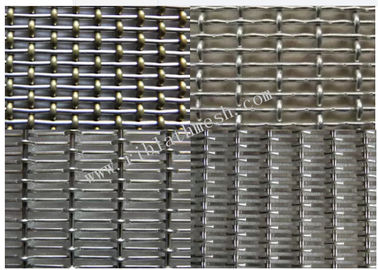 Bronze Crimped Architectural Building Decorative Wire Mesh of Stainless Steel