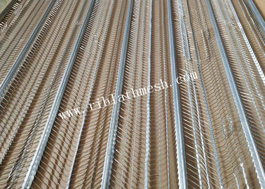 600mm Width Galvanized Rib Lath Mesh JF0708 0.3mm Thickness 2.5m Length