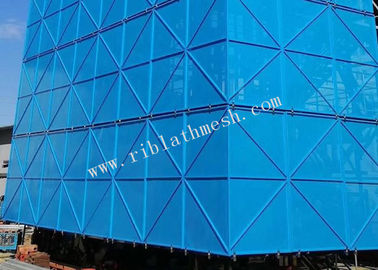 Galvanized Sheet High Rise Buildings 1.2mm Perforated Steel Mesh