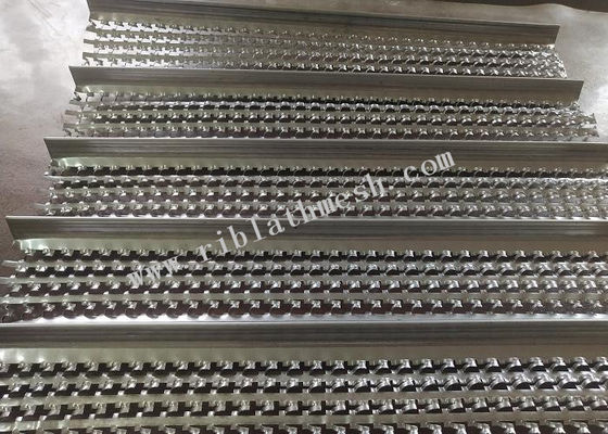 0.18mm Thickness 2.1m Length High Ribbed Formwork For Building