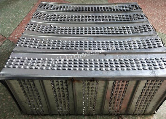 0.25mm Thickness Galvanized High Ribbed Formwork 0.45m Width