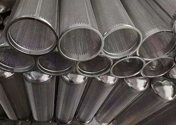 Ss304 Ss316 500mm Length Perforated Metal Pipe