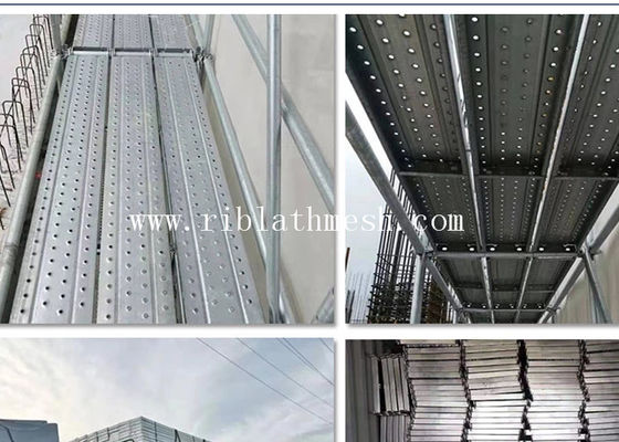 1.0mm Thickness Scaffolding 2m Length Perforated Metal Mesh