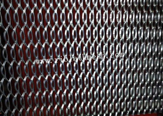 0.3m Length Expanded Metal Decorative Mesh Stainless Steel Aluminium Materials