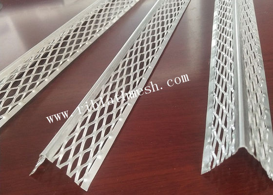 Drywall Round Nose Aluminium Angle Bead Metal With Diamond Mesh Wings