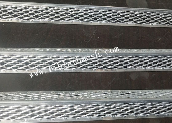 Drywall Round Nose Aluminium Angle Bead Metal With Diamond Mesh Wings