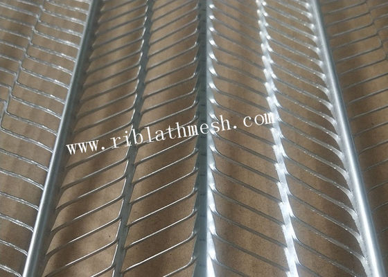 JF0704 Expanded Industrial Building Formwork High Rib Lath 0.25mm Thickness