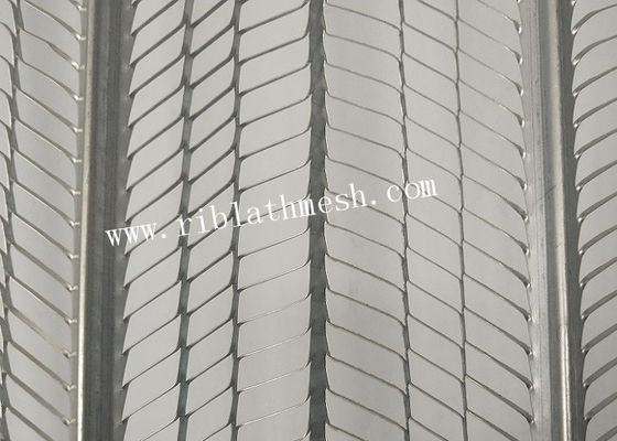 2.5m Length 0.6m Width Construction Formwork Metal Rib Lath